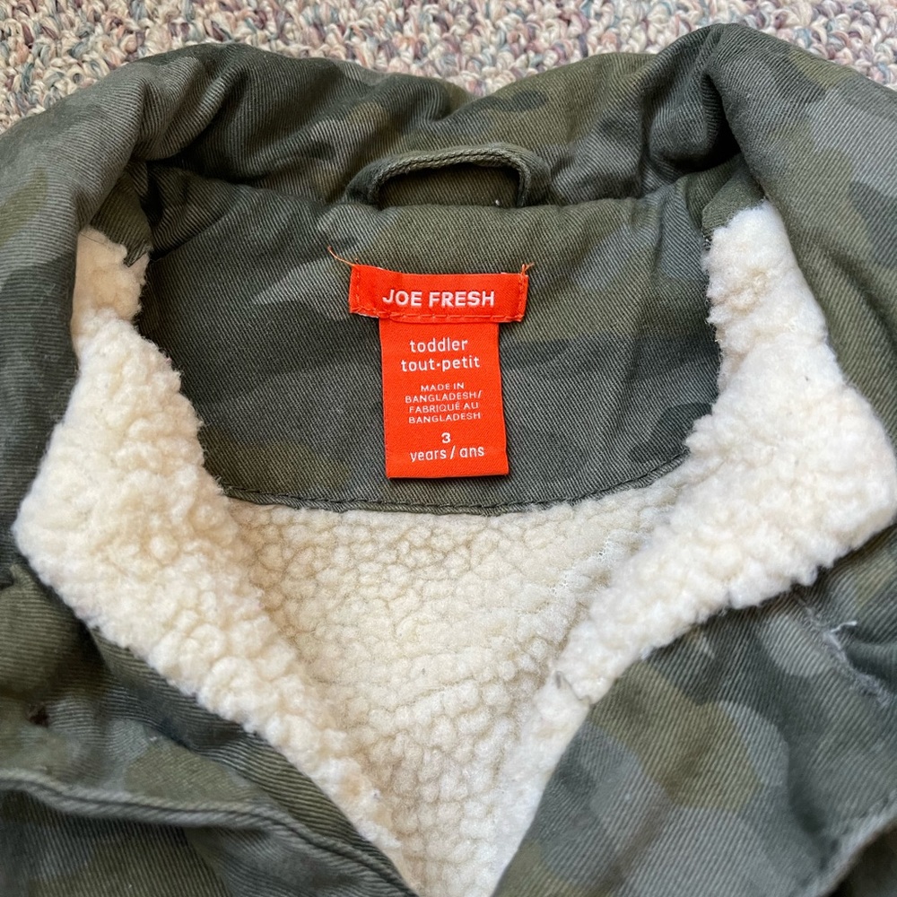 Toddler winter jacket - Nordstrom Joe Fresh size 3